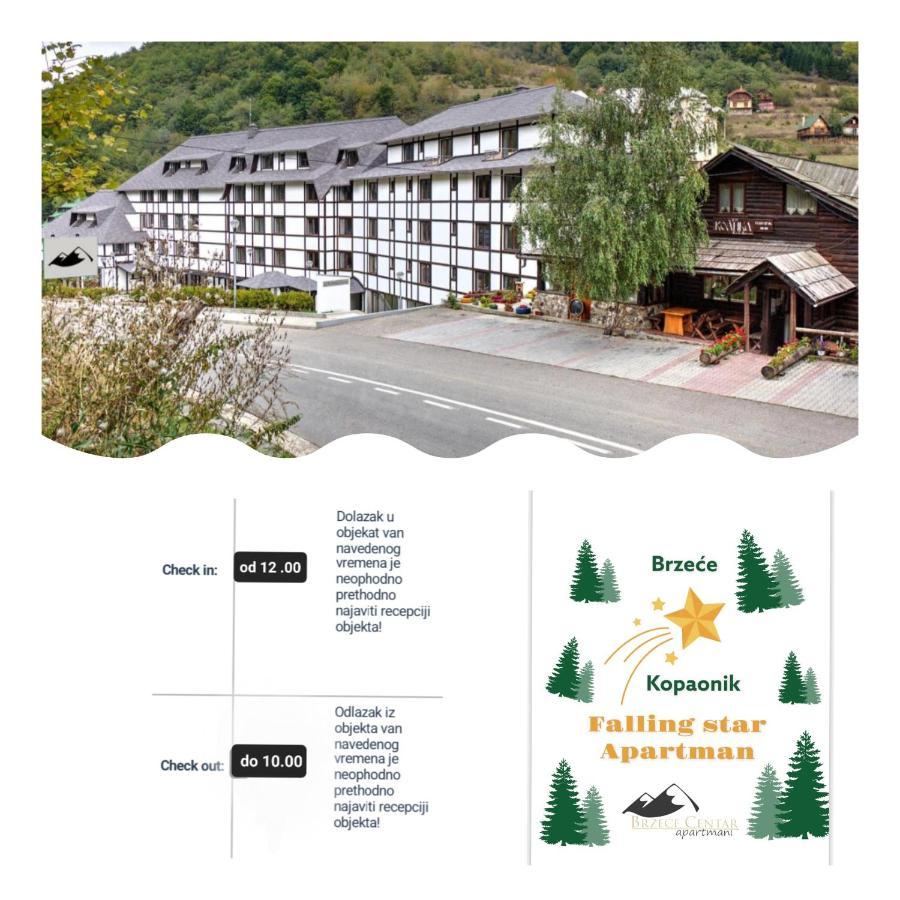 Falling Star Apartman Brzeće Exterior foto